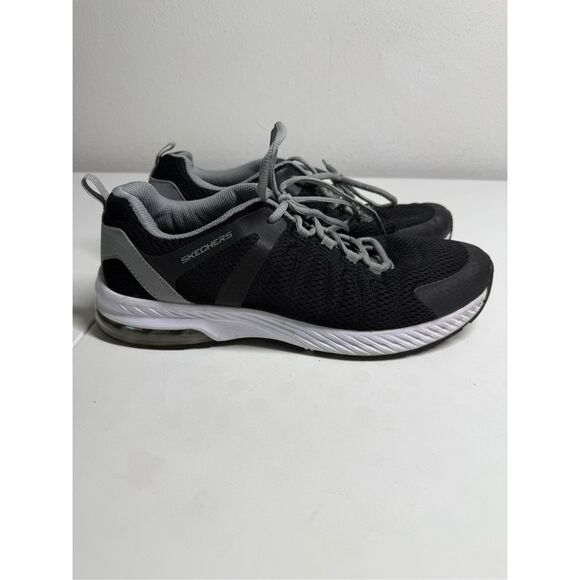 Skechers Classic Fit Men's Air-Cooled Memory Foam/ 59981S/BKW  Size 12 - Picture 1 of 14